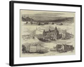 Sketches at Southport, Lancashire-null-Framed Giclee Print