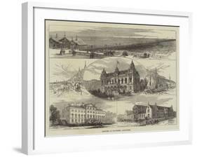 Sketches at Southport, Lancashire-null-Framed Giclee Print