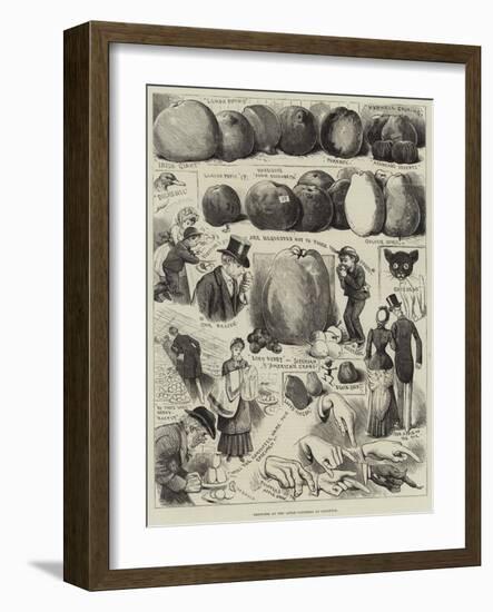 Sketches at the Apple Congress at Chiswick-Alfred Courbould-Framed Giclee Print