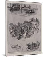 Sketches at the Automobile Show in the Old Deer Park, Richmond-Henry Marriott Paget-Mounted Giclee Print