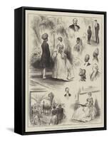 Sketches at the Ball Given to the Colonial and Indian Visitors at the Guildhall-Henry Stephen Ludlow-Framed Stretched Canvas