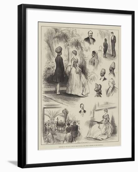 Sketches at the Ball Given to the Colonial and Indian Visitors at the Guildhall-Henry Stephen Ludlow-Framed Giclee Print