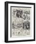 Sketches at the Bazaar for Macready House Theatrical Mission Institute-null-Framed Premium Giclee Print