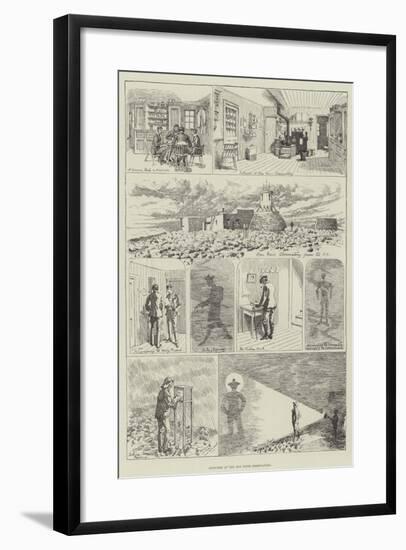 Sketches at the Ben Nevis Observatory-Alfred Courbould-Framed Giclee Print