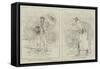 Sketches at the Boat-Race-Alfred Crowquill-Framed Stretched Canvas