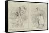 Sketches at the Boat-Race-Alfred Crowquill-Framed Stretched Canvas