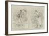 Sketches at the Boat-Race-Alfred Crowquill-Framed Giclee Print
