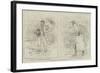 Sketches at the Boat-Race-Alfred Crowquill-Framed Giclee Print