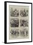 Sketches at the Brighton Theatre of War-null-Framed Giclee Print