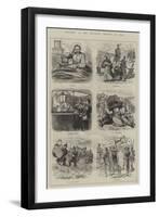 Sketches at the Brighton Theatre of War-null-Framed Giclee Print