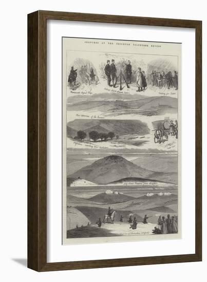 Sketches at the Brighton Volunteer Review-Charles Joseph Staniland-Framed Giclee Print