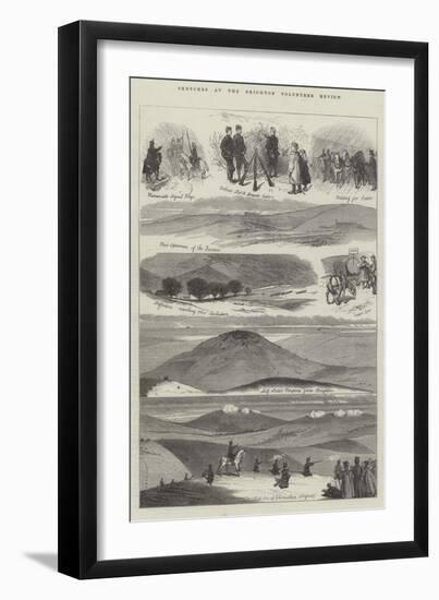 Sketches at the Brighton Volunteer Review-Charles Joseph Staniland-Framed Giclee Print