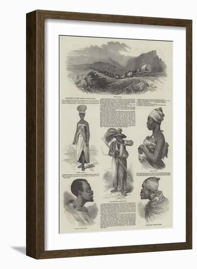 Sketches at the Cape of Good Hope-null-Framed Giclee Print
