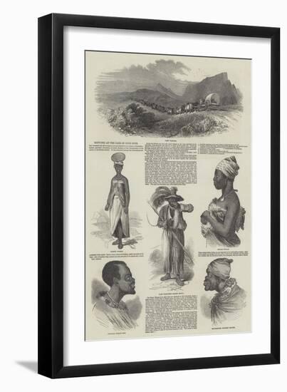 Sketches at the Cape of Good Hope-null-Framed Giclee Print