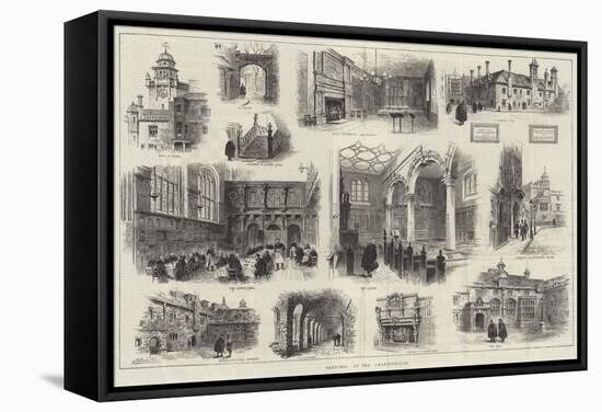 Sketches at the Charterhouse-Alfred Robert Quinton-Framed Stretched Canvas