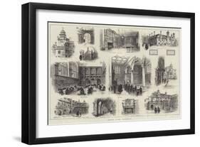 Sketches at the Charterhouse-Alfred Robert Quinton-Framed Giclee Print