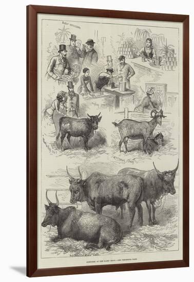 Sketches at the Dairy Show-null-Framed Giclee Print