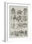 Sketches at the Delhi Camp of Exercise-S.t. Dadd-Framed Giclee Print