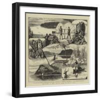 Sketches at the Devil's Lake, Wisconsin, USA-Walter William May-Framed Giclee Print