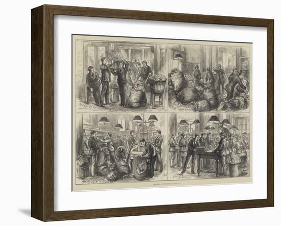 Sketches at the General Post-Office-null-Framed Giclee Print