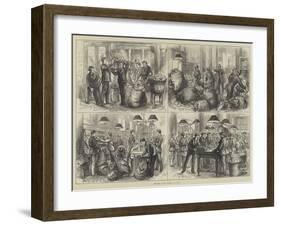 Sketches at the General Post-Office-null-Framed Giclee Print