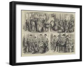 Sketches at the General Post-Office-null-Framed Giclee Print