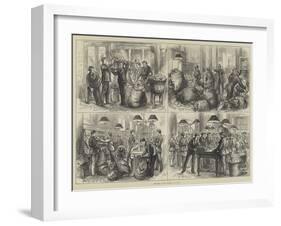Sketches at the General Post-Office-null-Framed Giclee Print