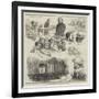 Sketches at the Great Meeting at Bingley Hall, Birmingham-null-Framed Giclee Print