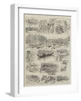 Sketches at the Henley Regatta-Alfred Courbould-Framed Giclee Print