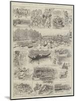 Sketches at the Henley Regatta-Alfred Courbould-Mounted Giclee Print