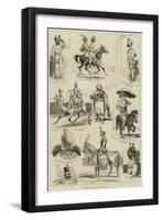 Sketches at the Imperial Durbar, Delhi-null-Framed Giclee Print