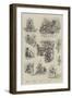 Sketches at the Indian Village, Albert Palace, Battersea Park-null-Framed Giclee Print