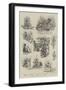 Sketches at the Indian Village, Albert Palace, Battersea Park-null-Framed Giclee Print