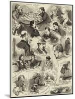 Sketches at the International Chess Tournament-null-Mounted Giclee Print