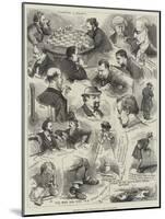 Sketches at the International Chess Tournament-Alfred Courbould-Mounted Giclee Print