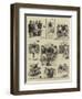 Sketches at the International Football Match, Glasgow-William Ralston-Framed Giclee Print