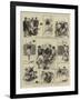 Sketches at the International Football Match, Glasgow-William Ralston-Framed Giclee Print