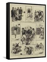 Sketches at the International Football Match, Glasgow-William Ralston-Framed Stretched Canvas