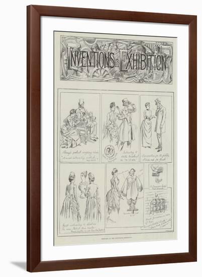 Sketches at the Inventions Exhibition-Alfred Courbould-Framed Giclee Print