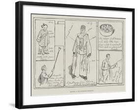 Sketches at the Inventions Exhibition-Alfred Courbould-Framed Giclee Print