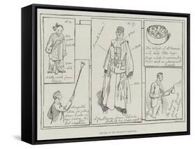 Sketches at the Inventions Exhibition-Alfred Courbould-Framed Stretched Canvas