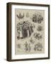 Sketches at the Islington Dairy Show-John Jellicoe-Framed Giclee Print