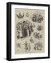 Sketches at the Islington Dairy Show-John Jellicoe-Framed Giclee Print