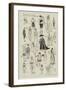 Sketches at the Juvenile Fancy Dress Ball at the Mansion House-Phil May-Framed Giclee Print