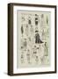 Sketches at the Juvenile Fancy Dress Ball at the Mansion House-Phil May-Framed Giclee Print