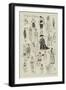 Sketches at the Juvenile Fancy Dress Ball at the Mansion House-Phil May-Framed Giclee Print