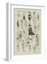 Sketches at the Juvenile Fancy Dress Ball at the Mansion House-Phil May-Framed Giclee Print