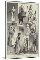 Sketches at the Lady Mayoress's Children's Ball, Mansion House-null-Mounted Giclee Print