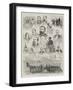 Sketches at the Leeds Musical Festival-null-Framed Giclee Print