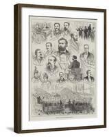 Sketches at the Leeds Musical Festival-null-Framed Giclee Print